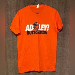 Mens Medium Baltimore Orioles Adam Rutschman MLB Debut Giveaway Orange Tee M